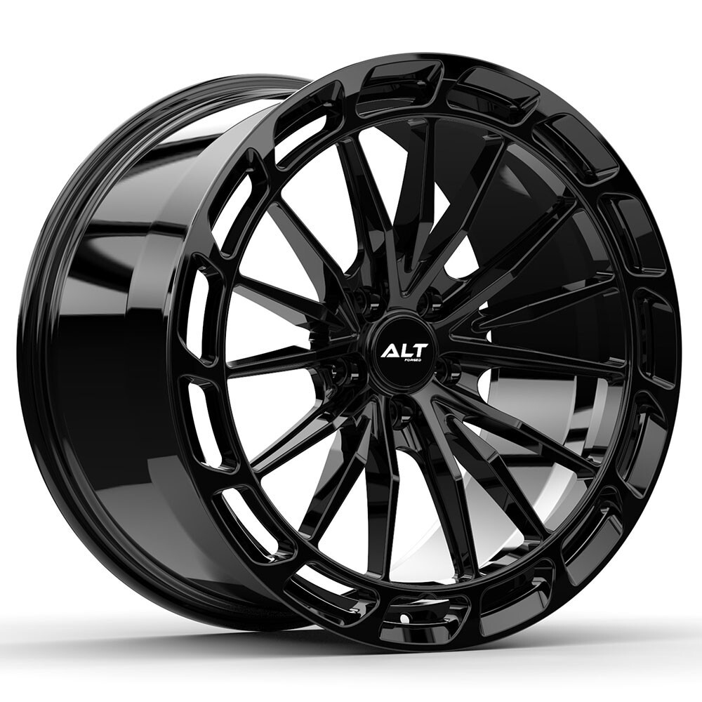 20"/21" ALT RSL-8 Lip Series Forged Gloss Black Wheels for Audi R8 2016-2025+