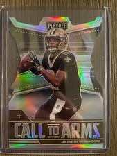 2021 Panini Playoff JAMEIS WINSTON Call To Arms Die Cut Prizm Saints