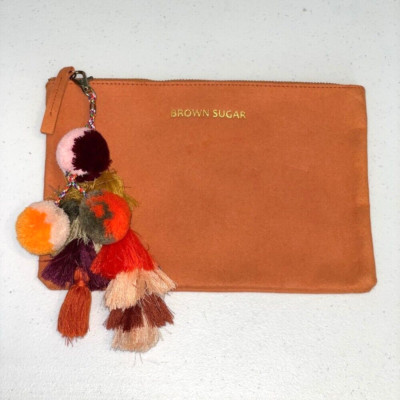 EUC Brown Sugar Brand Make-up Toiletry Travel Bag Pouch