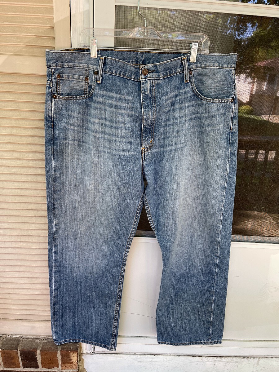 LEVI'S 569 LOOSE FIT STRAIGHT LEG DENIM BLUE JEANS MEN'S 100 LEVI'S 569 LOOSE FIT STRAIGHT LEG DENIM BLUE JEANS MEN'S 100