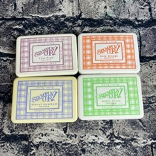 Stampin Up Stampin Pad Blue Orange Green Purple Water Based