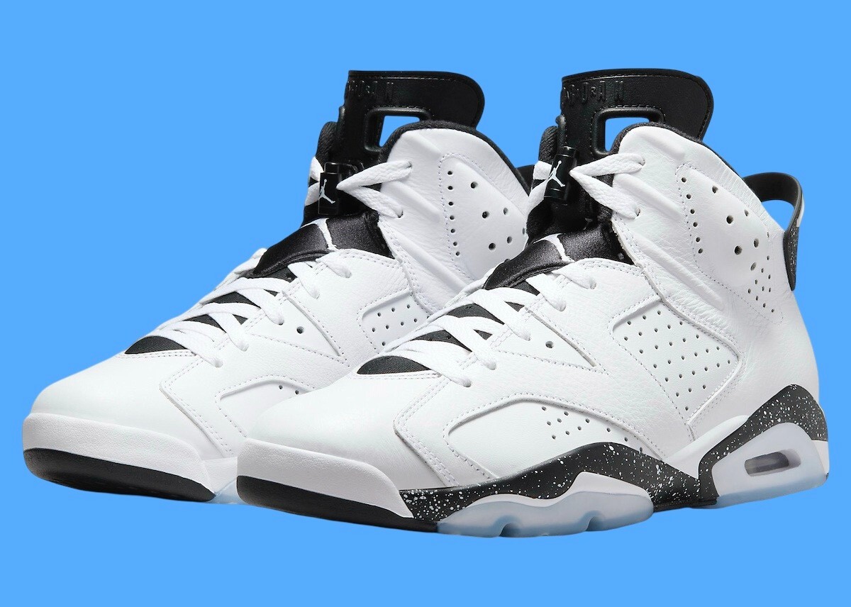 Nike Jordan 6 Retro Reversed Oreo White Black CT8529-112 Men Size