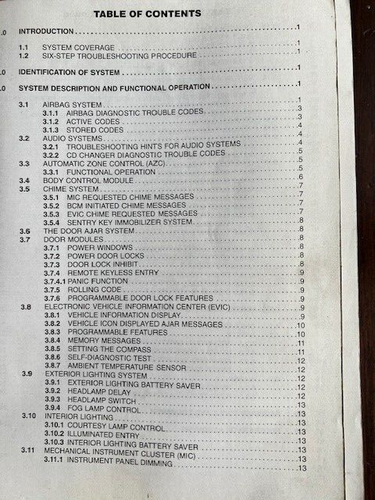 99 Jeep Grand Cherokee service manuals Factory Original - Picture 12 of 15
