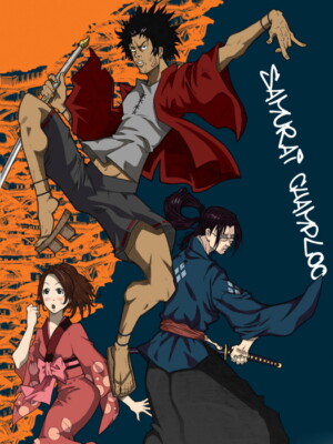 V2251 Samurai Champloo Characters Jump Anime Manga Art Decor WALL