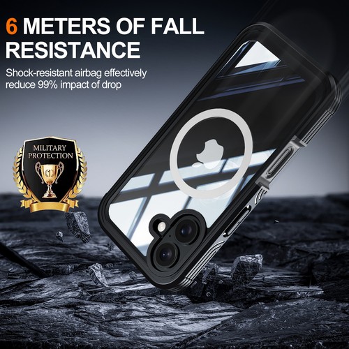 For iPhone 16 15 14 Pro Max 16e 13 12 +Heavy Duty 360 Full Shockproof Case Cover - Picture 52 of 132