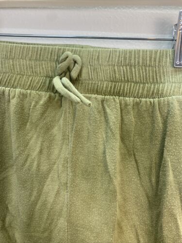 Girls CROWN OF HEARTS Jogger Pants Green white tie dye w/ Elastic Waist large - Picture 4 of 9