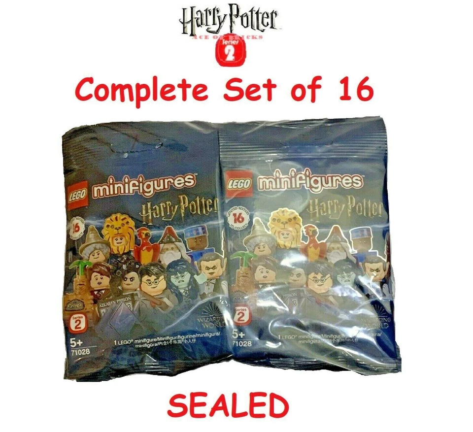LEGO HARRY POTTER Series 2 Minifigures 71028 - Complete Set of 16 (SEALED) - Image 3 of 4