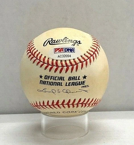 Billy Williams Signed ONLB Baseball with HOF Inscription PSA/DNA AC34094 Cubs - Image 2 of 2