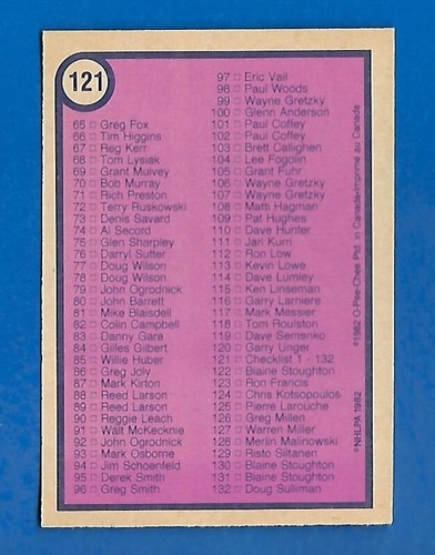 1982-83 OPC 82-83 O PEE CHEE NHL HOCKEY CARD & ERROR VARIATION 1-132 SEE LIST - Picture 247 of 269