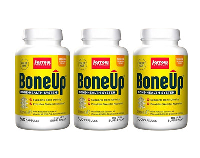 Jarrow Formulas BoneUp 360 for Bone Health | 1,000 mg | Pack of 3