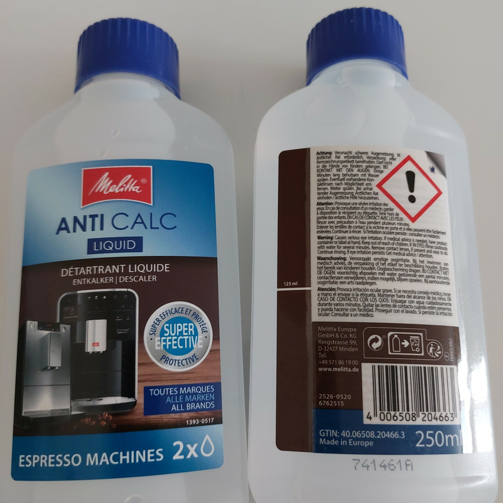 Melitta Anti Calc Espresso Liquid 