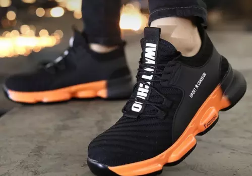 Nuove scarpe da lavoro uomo donna sneakers sportive light steel cap scarpe antinfortunistiche- - Foto 10 di 19