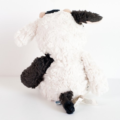 Peluche suave Mary Meyer Cow 1507 negro blanco ternero 11" juguete para bebé - Imagen 4 de 9