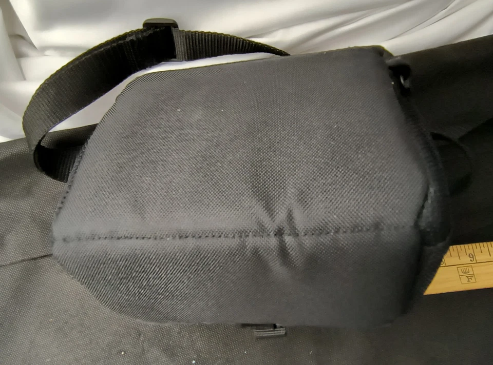 SONY Cámara/Videocámara Negra Suave Múltiples Bolsillos Bolsa Excelente Estado Foto 3 de 4