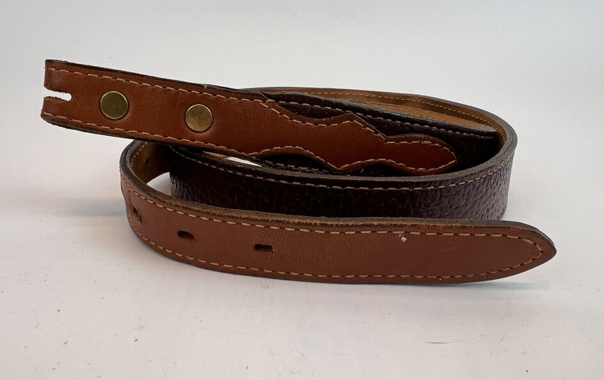 Circle Y Brown Leather Western Belt 9238 Hand Made USA Size 