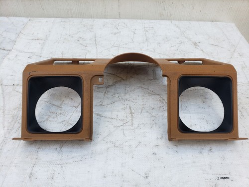 Spice Tan 87-95 Jeep Wrangler YJ Steering Speedometer Dash Instrument Bezel Trim - Picture 6 of 13
