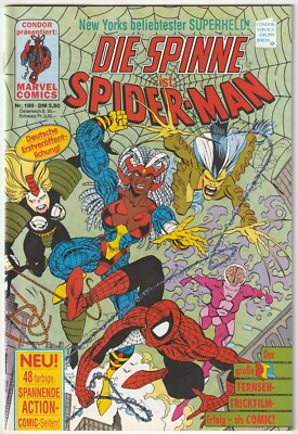   DIE SPINNE #199, Condor Verlag/Marvel Comics 1991 COMICHEFT Z1/1-