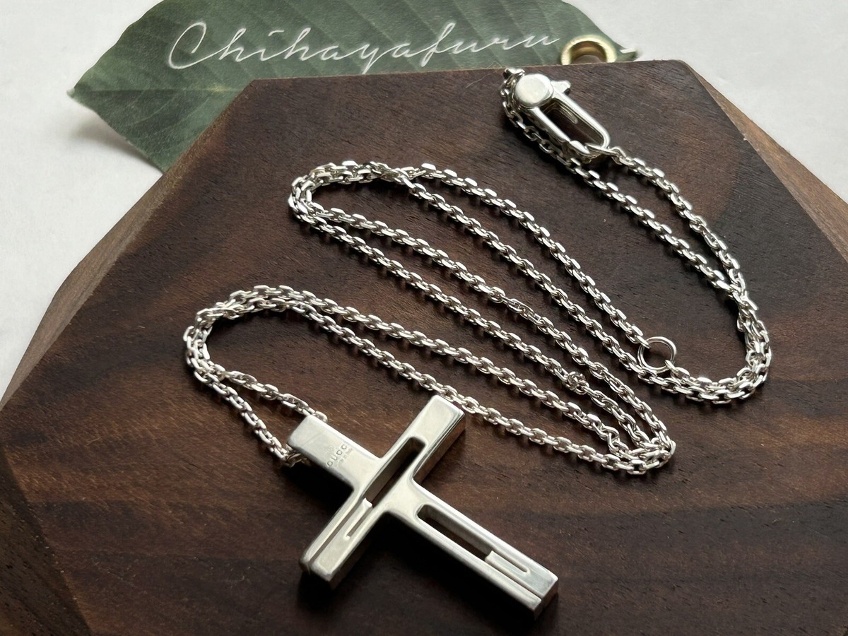 ✨GUCCI Necklace✨グッチネックレス　クロス　SV925 cross GUCCI - グッチ ネックレス クロス シルバーの通販 by JP-Brands