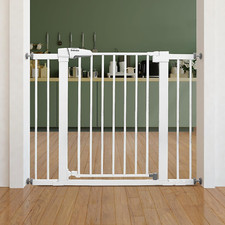 Baby Gate for Doorways and Stairs, 26''-40'' Auto Close Dog/Puppy Gate, Easy ...