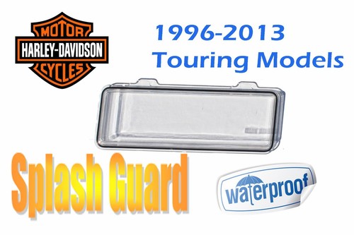 Clear Single Din Radio Cover Marine Waterproof Splashguard Fits Harley Davidson - Bild 1 von 5