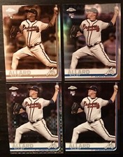 2019 Topps Chrome X-Fractor, Sepia Refractor, Refractor & Base Card Kolby Allard