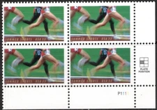 US Stamp Scott #3397, 33c, Summer Sports, Plate Block, MNH SCV$2.60