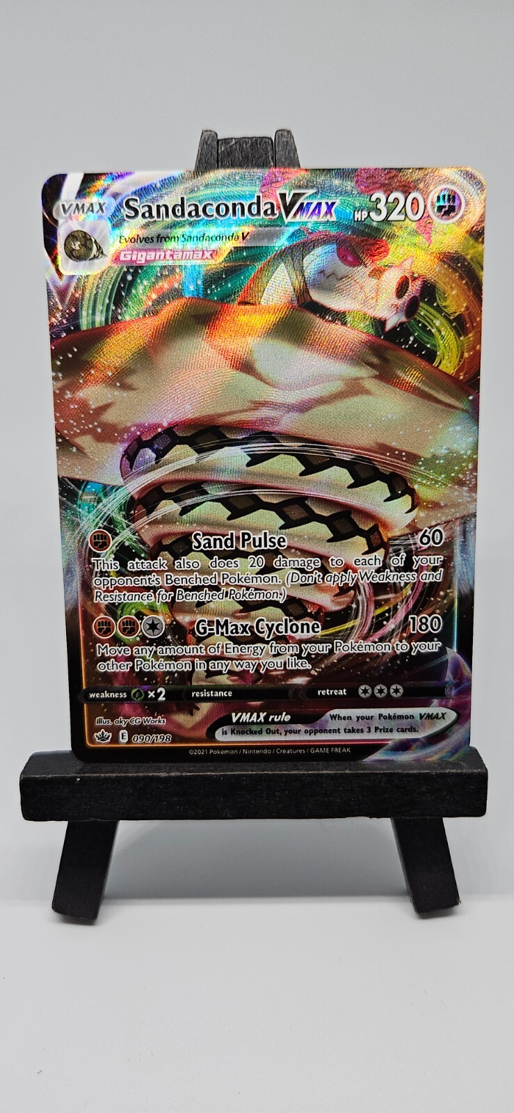 Sandaconda VMAX 090/198 Chilling Reign Holo NM
