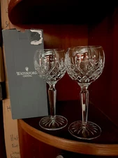2 Waterford Crystal Baloon Wine Cups ￼