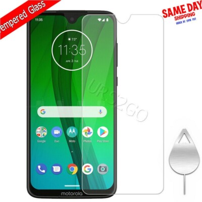 High Definition Tempered Glass Screen Protector fits Motorola G7 XT1962 Phone