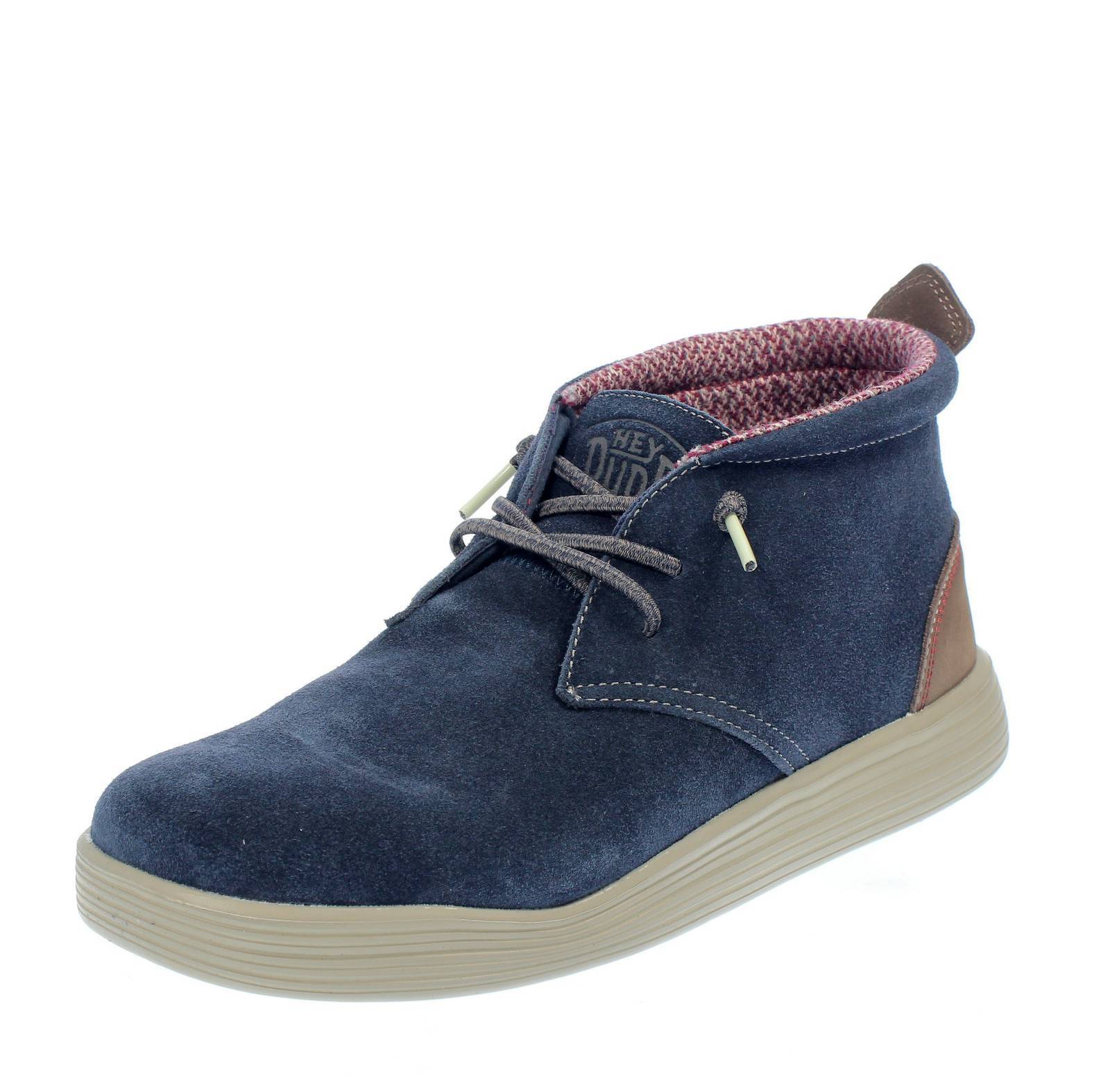 Hey Dude Jo Suede - Кроссовки из замши синего цвета - Taglia 42 27 см Scarpe Uomo Casual 24790₽
