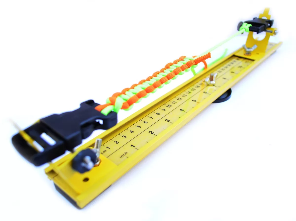 15 Professional Paracord Jig - Lightweight Aluminum for Bracelets,  Belts,Slings