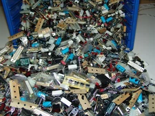 1 LB  Grab Bag Electonic Parts Components Assortment DIY, NOS, NO PULLS