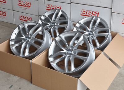 BBS SX Silber 4 Felgen 18 Zoll SX0104 für Tesla Model 3 mit TÜV Gutachten