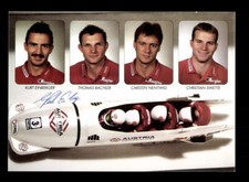 Kurt Einberger Bobfahren Autogrammkarte Original Signiert + A 227445