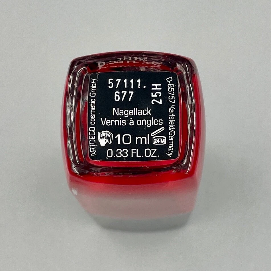 (900€/L) 10 ml Artdeco Nail Lacquer Nagelack 677 Love Intensives Rot - Bild 2 von 2