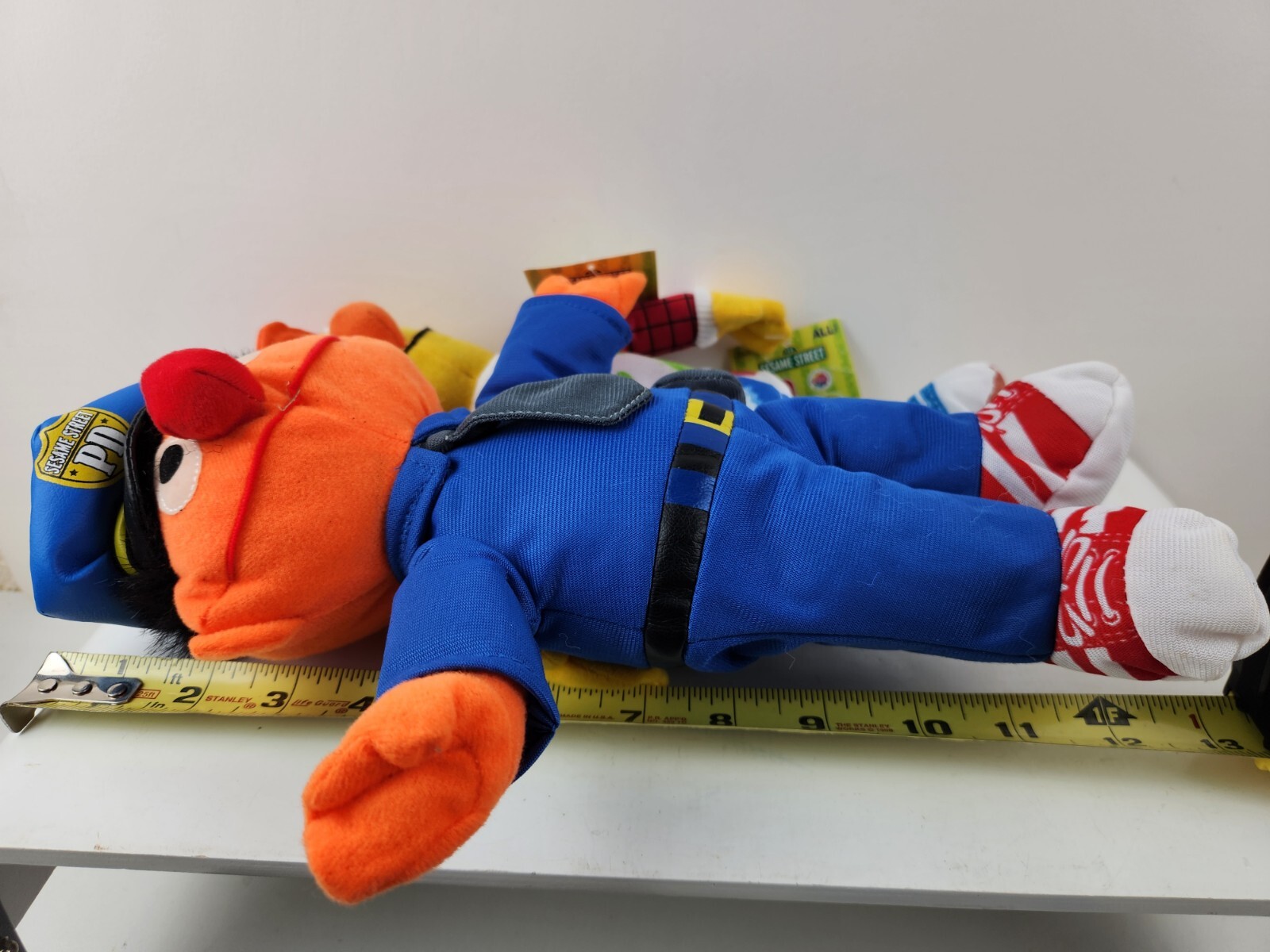 SESAME STREET BERT ERNIE MUPPETS PLUSH 2005 Police & APRON TOOLS 12 ...