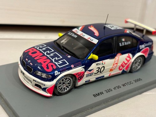 1/43 Spark BMW 320 #30 WTCC 2005 White Blue w/ Box From Japan S0429 Model Car - Picture 3 of 6