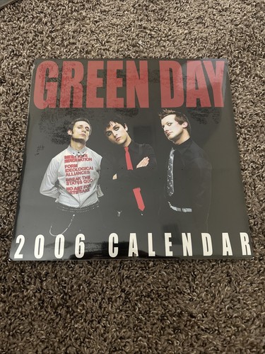 Green Day 2006 Calendar Great Photos Sealed Collectors Check It Out