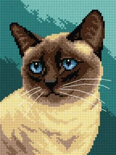 Orchidea Needlepoint canvas for halfstitch without yarn Siamese 3363F