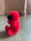ARA pocket pet 1.5” red seated bear made of wool chenille in Austria — photo 2