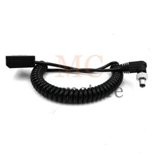Universal Coiled Cable D-Tap To DC 5.5 2.5mm Right Angle w/ Lock For Monitor