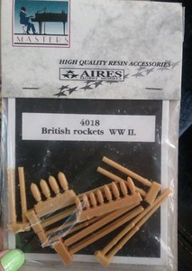 Aires 1 48 Resin British Rockets Wwii 4018 Ebay
