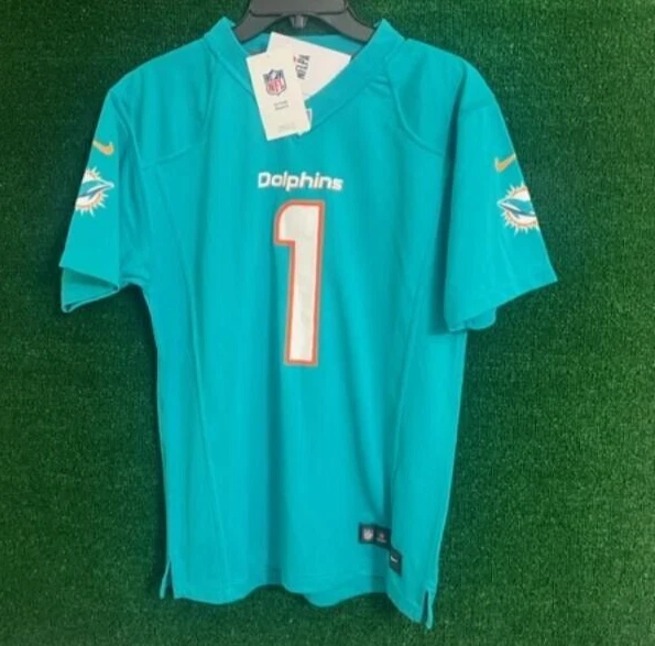 Nike Men's Miami Dolphins Tua Tagovailoa #1 White Game Jersey