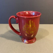Harry Potter Coffee Tea Mug Burgundy with Gold Hogwarts Crest by Paladone