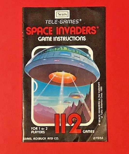 Space invader atari sale