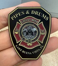 WALT DISNEY  WORLD PIPES & DRUMS LAKE BUENA VISTA,FL CHALLENGE COIN