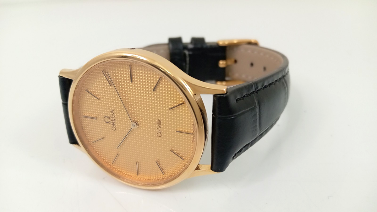 時計 OMEGA  Deville quartz NEAR MINT] Vintage OMEGA De Ville Cal. 1365 32mm Men's Qz
