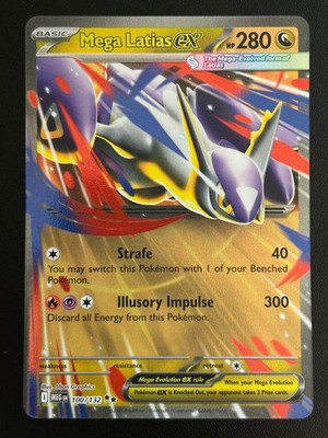 Mega Latias ex - 100/132 Holo Double Rare ME01: Mega Evolution NM
