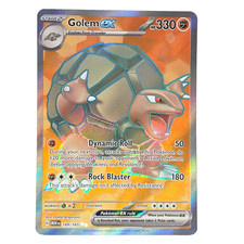 Pokemon TCG Golem ex 189/165 Scarlet & Violet 151 Ultra Rare Full Art English NM on eBay