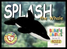 1999 Beanie Babies Series 2 Splash the Whale #223